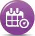 purple calendar icon