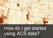 How do I get started using ACS data? with Census block picture