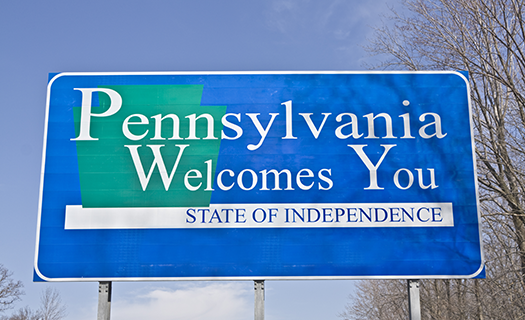 Welcome Pennsylvania