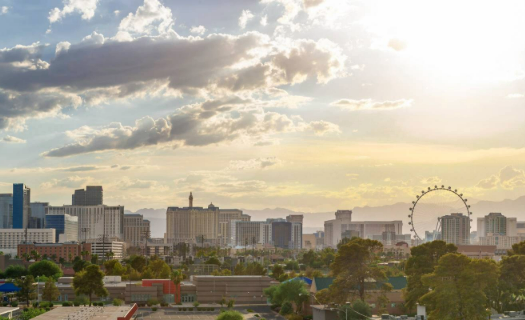 Las Vegas skyline view during the day