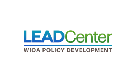 LEAD Center Logo with text reading "WIOA Policy Development" underneath