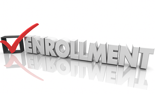 enrollment-check-mark-box-sign-word