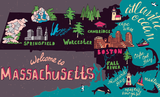 illustrated-map-massachusetts-state-usa-travel