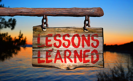 lessons-learned-motivational-phrase-sign-on