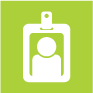 ID Badge, icon meaning On-the-Job Training
