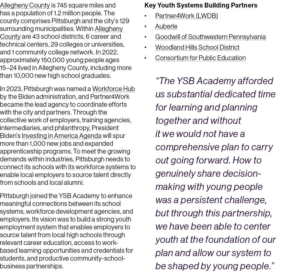 Allegheny County is 745 square miles and has a population of 1.2 million people. The county comprises Pittsburgh and ...