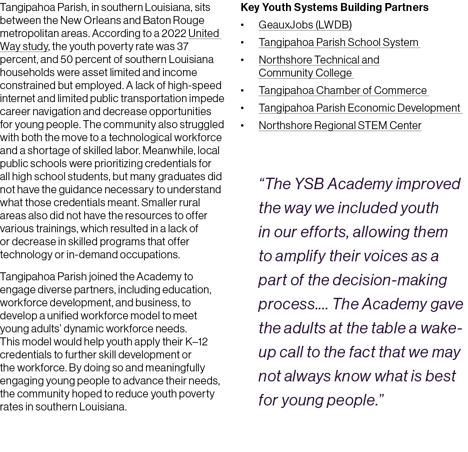 Tangipahoa Parish, in southern Louisiana, sits between the New Orleans and Baton Rouge metropolitan areas. According ...
